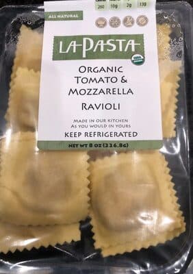 Organic Tomato, Mozzarella & Basil Ravioli