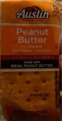Austin Crackers Cheese With Peanut Butter