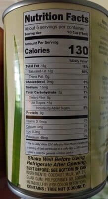 Hawaiian Sun Coconut Milk