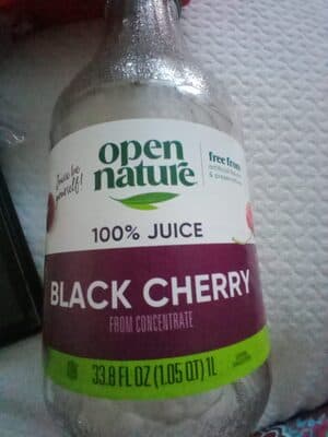 Black Cherry 100% Juice From Concentrate