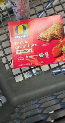 Organic Fruit & Grain Bars, Strawberry