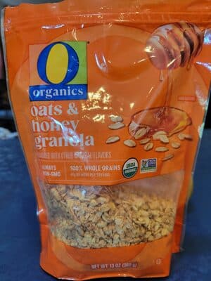 Organic Granola, Oats & Honey
