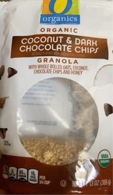 Organic Coconut & Dark Chocolate Chips Granola