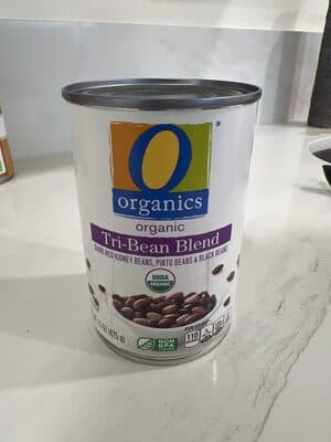 Tri-Bean Organic Dark Red Kidney Beans, Pinto Beans & Black Beans Blend