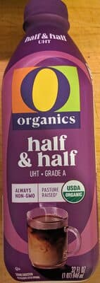 Organic Grade A Half & Half