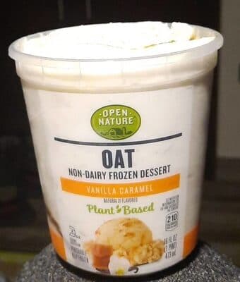 Vanilla Caramel Flavored Oat Non-Dairy Frozen Dessert