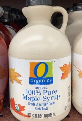 Organic 100% Pure Maple Syrup