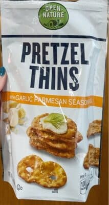 Pretzel Thins with Garlic Parmesan Seasoning