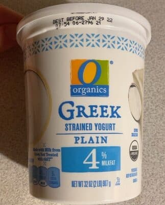 Plain Greek Strained Yogurt