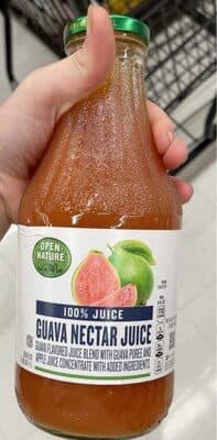 Guava Nectar Guava Flavored 100% Juice Blend With Guava Puree And Apple Juice Concentrate