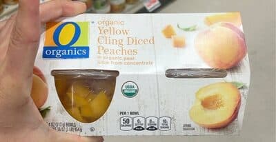 Yellow Cling Diced Peaches
