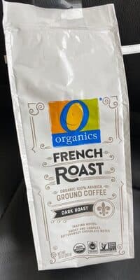 French roast organic 100% arabica ground coffee - Dark roast