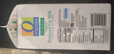 Organic 2% Reduced Fat Milk