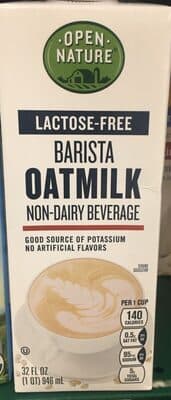 Lactose-Free Barista Oatmilk Non-Dairy Beverage