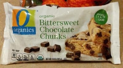 Bittersweet Organic 72% Cacao Chocolate Chunks