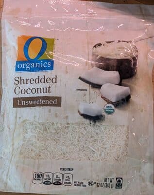 Organic Unsweetened Shredded Coconut