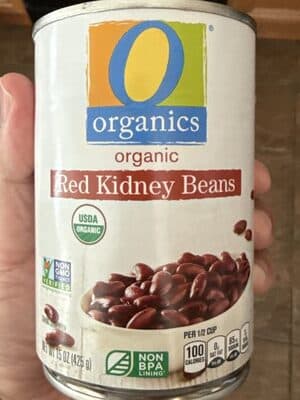 Dark Red Kidney Organic Beans