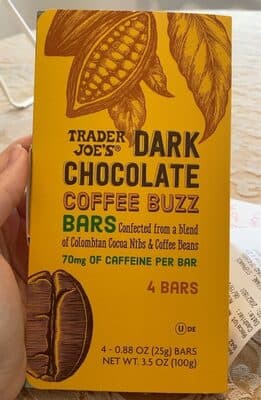 Dark Chocolate Coffee Buzz Bars