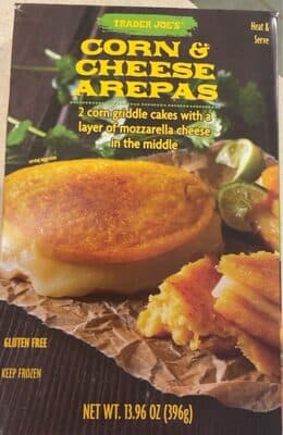 Corn and cheese Arepas