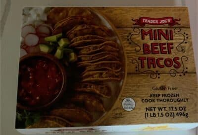 Mini beef tacos