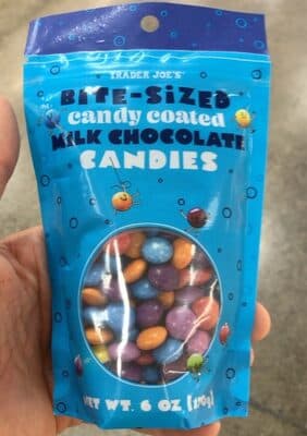 Milk chocolate candy coated