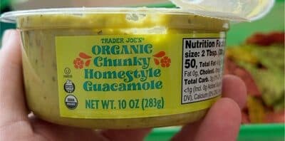 Organic Chunky Homestyle Guacamole