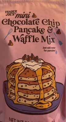Mini chocolate chip pancake & waffle mix