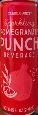 Sparkling Pomegranate Punch Beverage