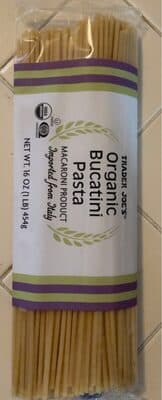 Organic Bucatini Pasta