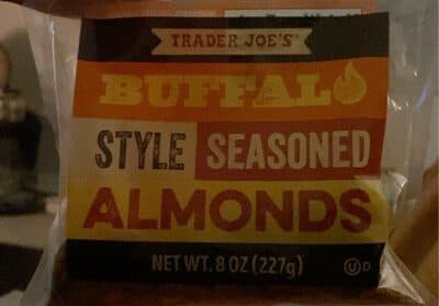 Buffalo Style Seasoned Almonds