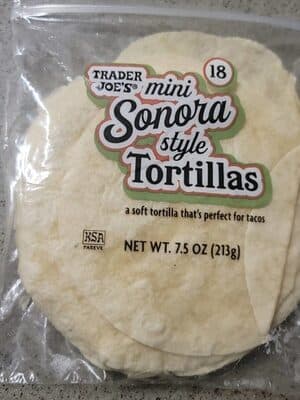 Trader Joe's mini Sonora style Tortillas