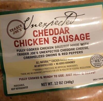 Cheddar Chicken Sausage