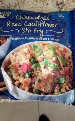 Chickenless Rices Cauliflower Stir Fry