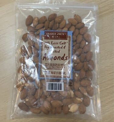 50% Less Salt Dry Roasted Almonds