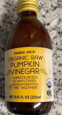 Organic Raw Pumpkin Vinegar