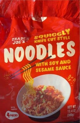 Squiggly knife cut style NOODLES