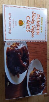 Pumpkin Sticky Toffee Cakes