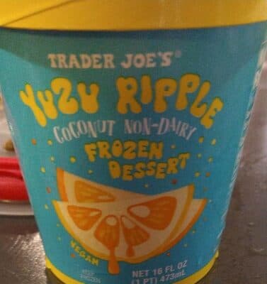 Yuzu Ripple Ice Cream