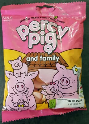 percy pig and family