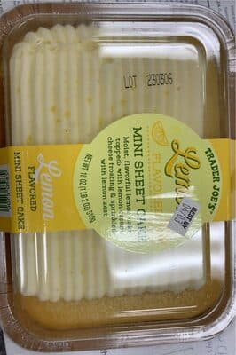 Lemon mini sheet cake
