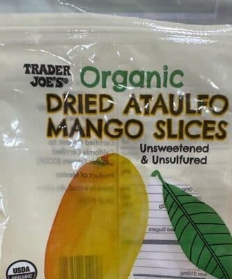 Organic Dried Ataulfo Mango Slices