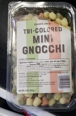 Tri-Colored Mini Gnocchi