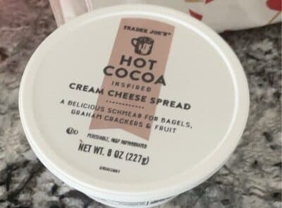 Hot Cocoa Inspired Cream Cheese Spread
