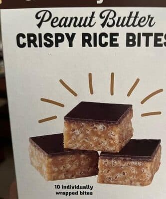 Peanut Butter Crispy Rice Bite