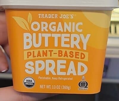 Trader Joe's Organic Buttery Plant Based Spread