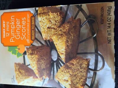 Mini pumpkin ginger scones