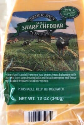 Sliced Sharp Cheddar Cheese