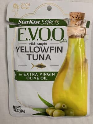 E.V.O.O., EXTRA VIRGIN OLIVE OIL, YELLOWFIN TUNA