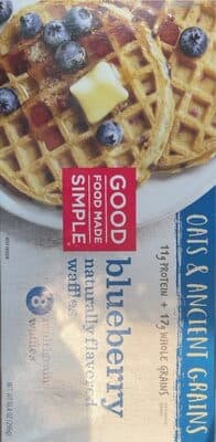 Blueberry Flavored Waffles