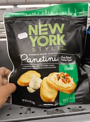 Garlic Panetini Oven Baked Italian Toast